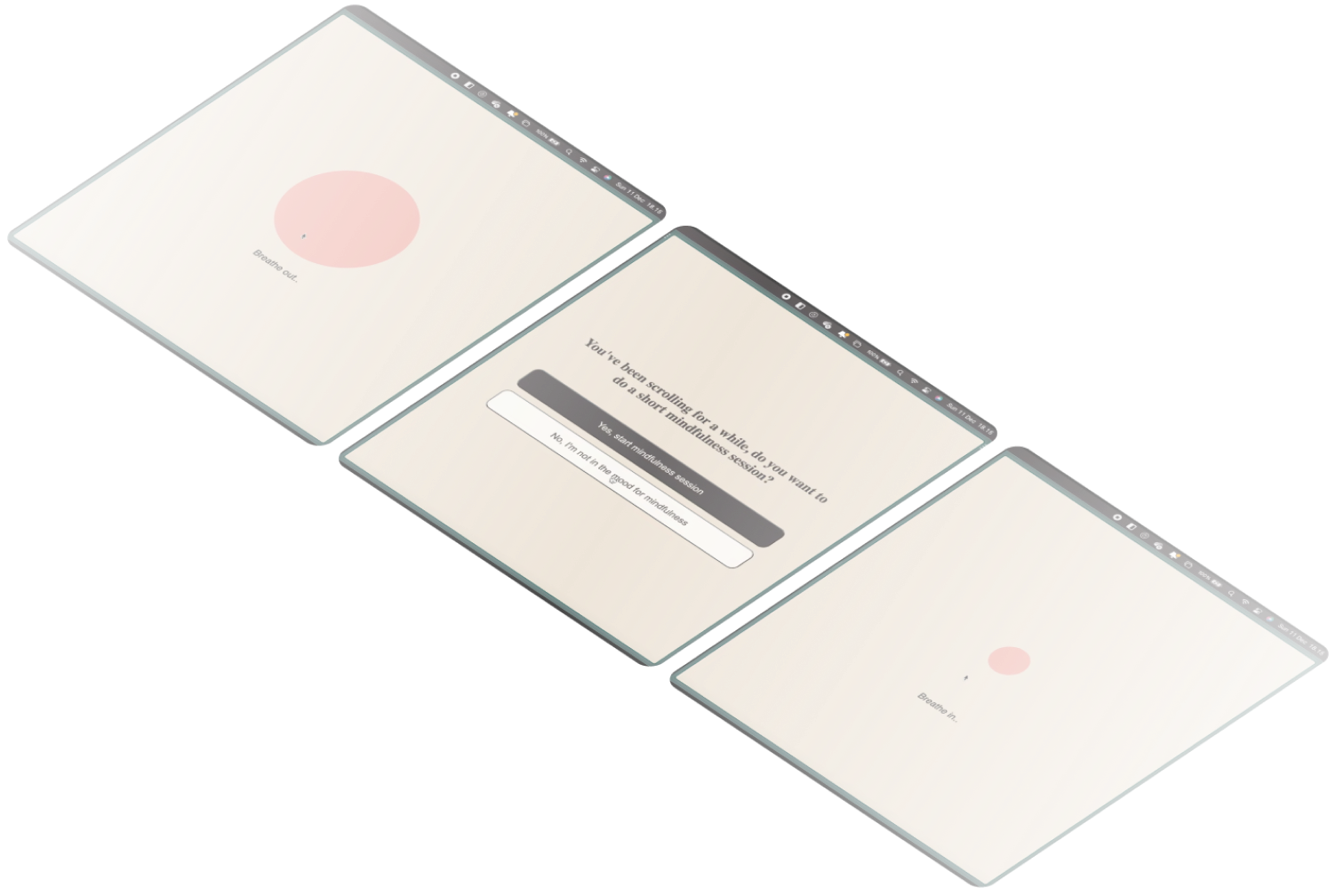 Mindful Twitter App Illustration